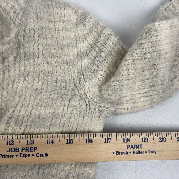 Free People Blazer Womens Small XS Zebra Yarn Icicle Teddy Double Breasted - Picture 7 of 10